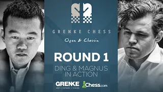 World #1 Magnus Carlsen v. Rapport! Also Featuring Ding, MVL, & Keymer | GRENKE Chess Classic Rds1-2