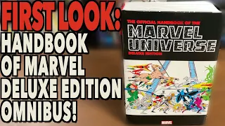 FIRST LOOK: OFFICIAL HANDBOOK MARVEL UNIVERSE DELUXE EDITION OMNIBUS!