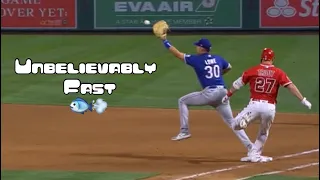 Mike Trout Beating Out Infield Singles Compilation