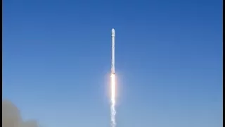 SpaceX запустила Falcon 9 с десятью спутниками. Моменты старта и посадки 25 июня 2017.