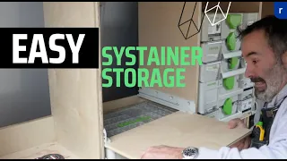 Easy Systainer Storage - Festool Sys3 Rails