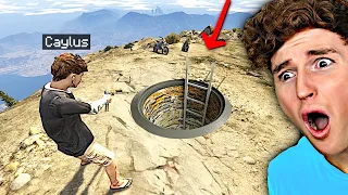 I Found A SECRET HOLE On Mount Chiliad In GTA 5.. (Mods)