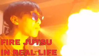 HOW TO DO FIRE STYLE FIREBALL JUTSU | IN REAL LIFE