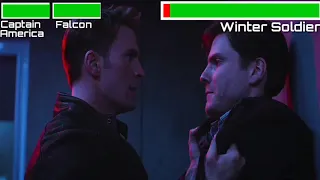 Avengers Vs Winter Soldier With HealthBars HD (Captain America Civil War)