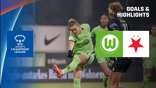 BATTLING DRAW | Wolfsburg vs. Slavia Prague Highlights (UEFA Women's Champions League 2022-23)