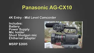 Panasonic AG-CX10 Review