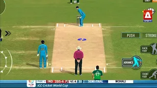 CWC 2011 WAHAB 5 FOR v IND HINDI Real Cricket 24 Gameplay