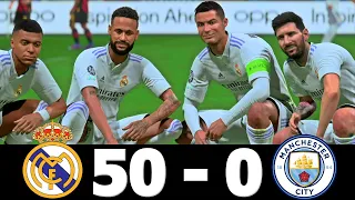 FIFA 23 - MESSI, RONALDO, MBAPPE, NEYMAR, ALL STARS | REAL MADRID 50 - 0 MAN CITY | UCL FINAL [4K60]