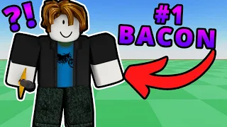 DESTROYING EVERYONE AS A BACON IN SWORD FIGHT AND STEAL TIME!
