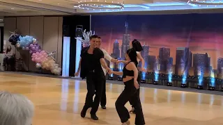 Dance Off: Gary  McIntyre & Susan Kirklin vs Glenn Ball & Emily Huang. Chicagoland 2023. Closing...