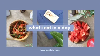what i eat in a day (living alone) + mini apartment tour | low restriction | tw ed