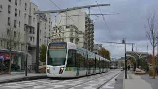 Paris Tram - Line T3b - Extended to Porte d'Asnières