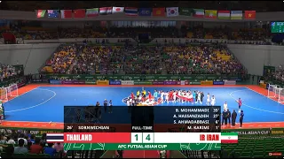 Hilight AFC Futsal Asian Cup2024 : Thailand 1-4 IR Iran