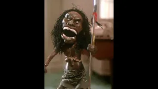 ZUNI FETISH WARRIOR DOLL ATTACKS  --- SCENE from "Trilogy of Terror."