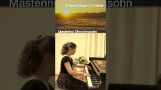 Most romantic and passionate piano pieces. Mendelssohn's Prelude & Fugue op 35 no 1 #shorts