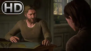 Tommy Visits Ellie and Dina Scene - THE LAST OF US 2 (THE LAST OF US PART 2 Cinematic)