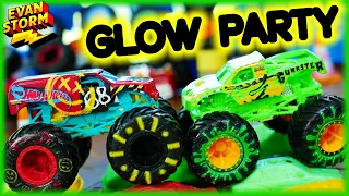 Monster Truck Live Glow Show and Toy Truck Competition