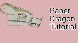 How to make a paper dragon!