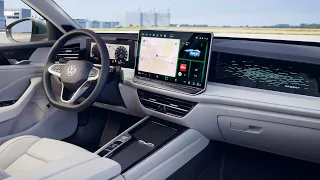 New VOLKSWAGEN PASSAT 2024 - INTERIOR details & TRUNK SPACE