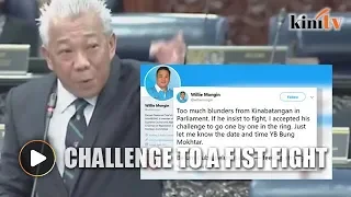 After 'f*** you', Willie challenges Bung to a fist fight