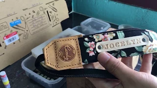 Presonalized Camera strap ,Stamp name on camera strap