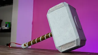 How To Make Thor Hammer ( Mjolnir ) | Cardboard DIY