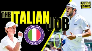 È grande ITALIA a WIMBLEDON: BERRETTINI sfida ALCARAZ, SINNER 'vede' la semifinale