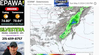 Wednesday May 1st, 2024 video forecast