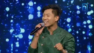 Nogen Hangsarumba "Maile Mayale Dieko" | The Voice of Nepal Season 5 -2023