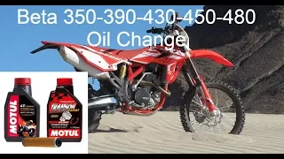 Beta 350-390-430-450-480 Oil Change