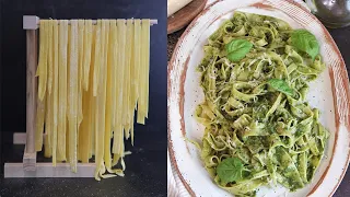 Homemade Pasta with Pesto