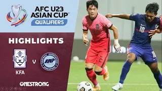 Highlights: South Korea (U23) 5-1 Singapore (U23)