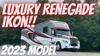 😎 LUXURY 2023 Renegade iKon 4534RX Super C Motorhome with 🎞️ BONUS footage at the end! 🎞️