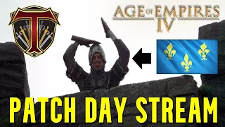 AOE4 PATCH DAY - Note Review & FFA | Age of Empires 4 Stream & CHILL