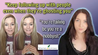 "When people ghost you, keep messaging them" | Worst MLM hun training | #antimlm #youngliving