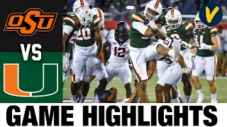 #21 Oklahoma State vs #18 Miami Highlights | 2020 Cheez-It Bowl Highlights| 2020 College Football