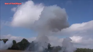 Как выглядит взрыв задом наперёд Explosion reversed