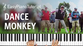 Dance Monkey -  Piano Tutorial + Free Sheet Music