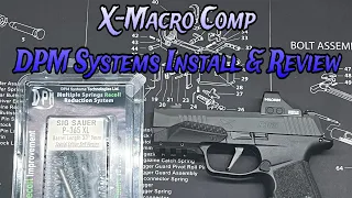 DPM Recoil Reduction System P365 XMacro Install & Review Range Footage and Data   Breakdown