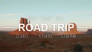 USA West Coast Road Trip 2016 - GoPro 4 HD