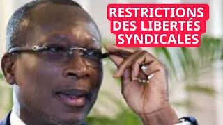 Restrictions des libertés syndicales : l’interdiction de marche désormais actée sous Patrice Talon