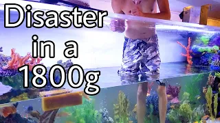 Disaster in a 1800g tank - ohio fish rescues JOSH TO THE RESCUE