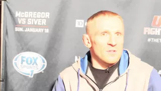 Dennis Siver prior to his fight with Conor McGregor