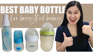 BEST BABY BOTTLE FOR BREASTFED BABIES | Dr Brown vs Avent vs Comotomo vs Sesame Street Bottle Review