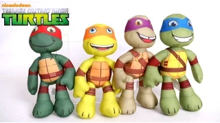 Teenage Mutant Ninja Turtles Half-Shell Heroes Plush Figures from Playmates Toys