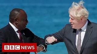 Second day of G7 summit with world leaders in Cornwall - BBC News