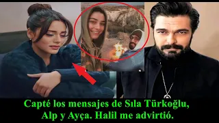 I caught the messages from Sıla Türkoğlu, Alp and Ayça. Halil warned me.