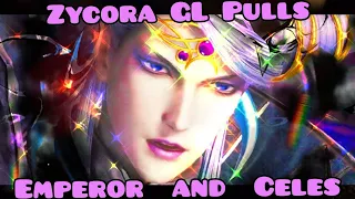 [DFFOO GL ZYCORA] Emperor LD banner + Celes LD banner pulls 10x 600 tks chase, Emperor BT cycle