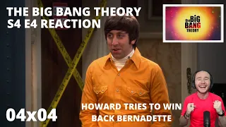 THE BIG BANG THEORY S4 E4 THE HOT TROLL DEVIATION REACTION 4x4 HOWARD TRIES TO WIN BACK BERNADETTE