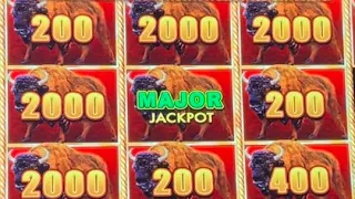 Major Jackpot Drops-Buffalo Link $2/bet
